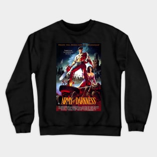 Classic Horror Movie Poster - Army of Darkness Crewneck Sweatshirt